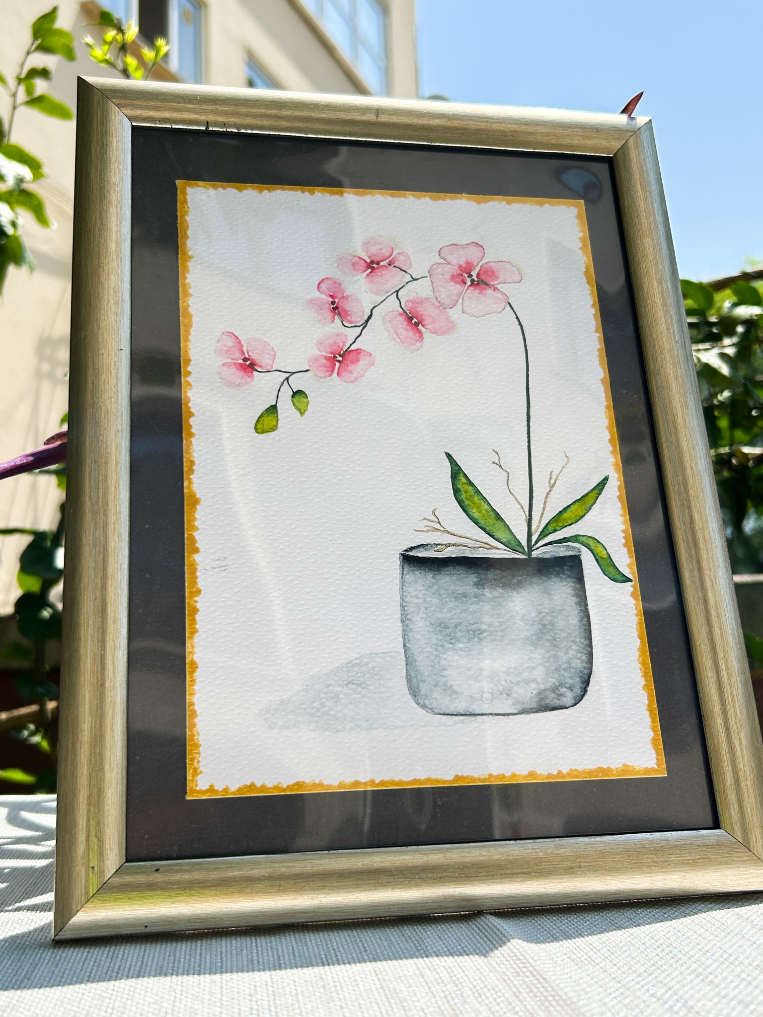 Orchid in Grey