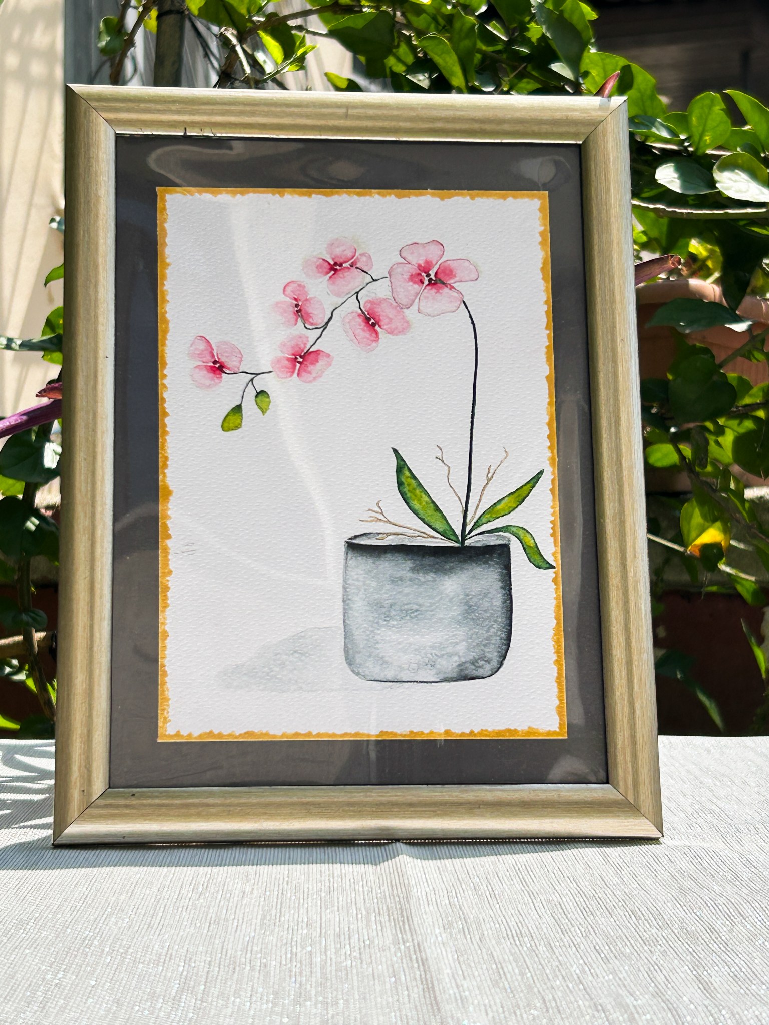 Orchid in Grey