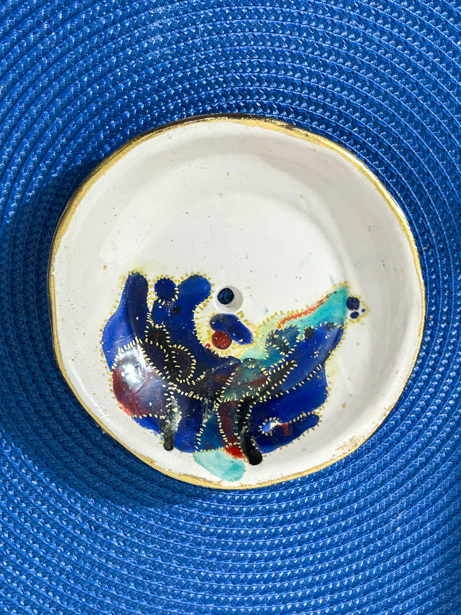 Blue Tide Incense Dish